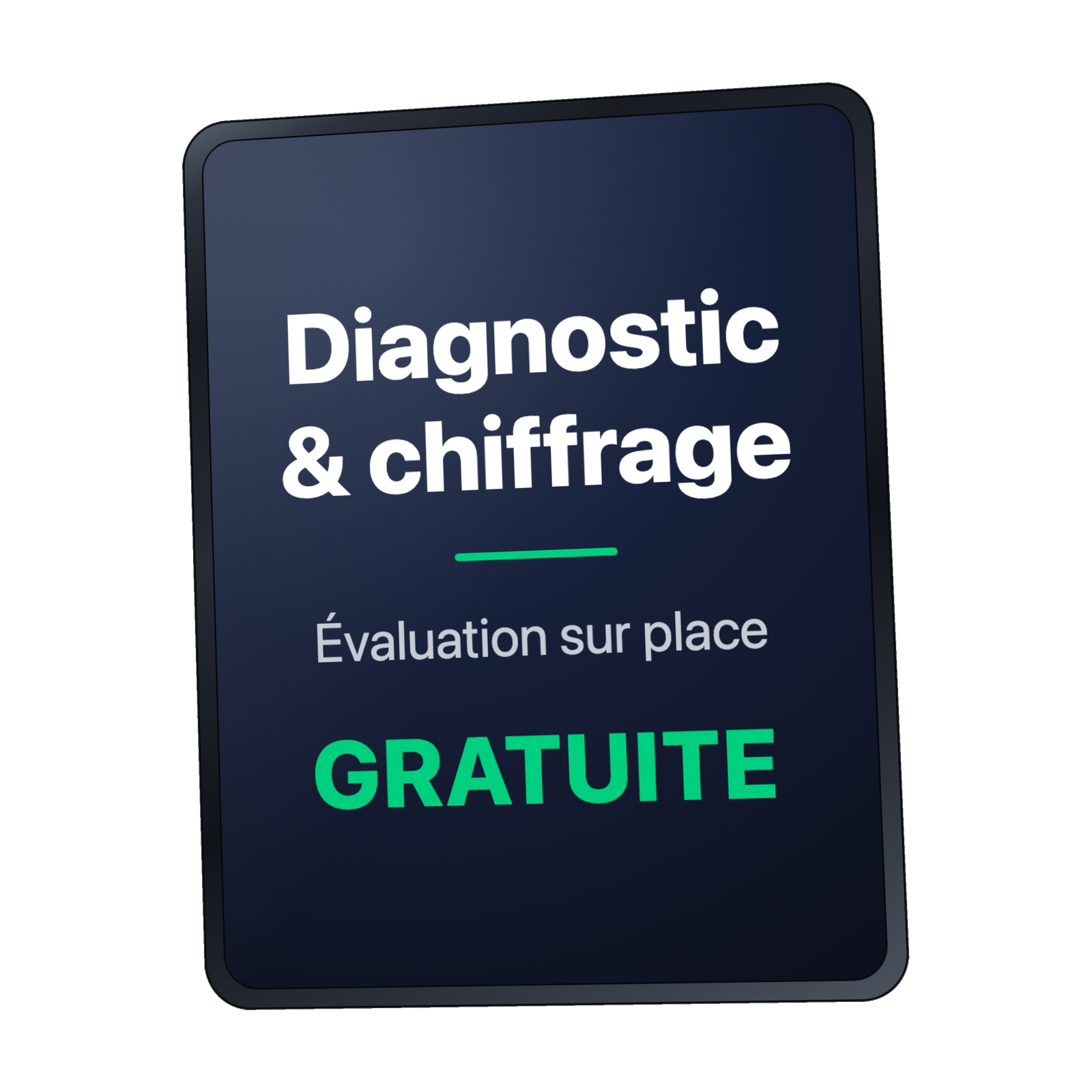Visite &amp; devis détaillé