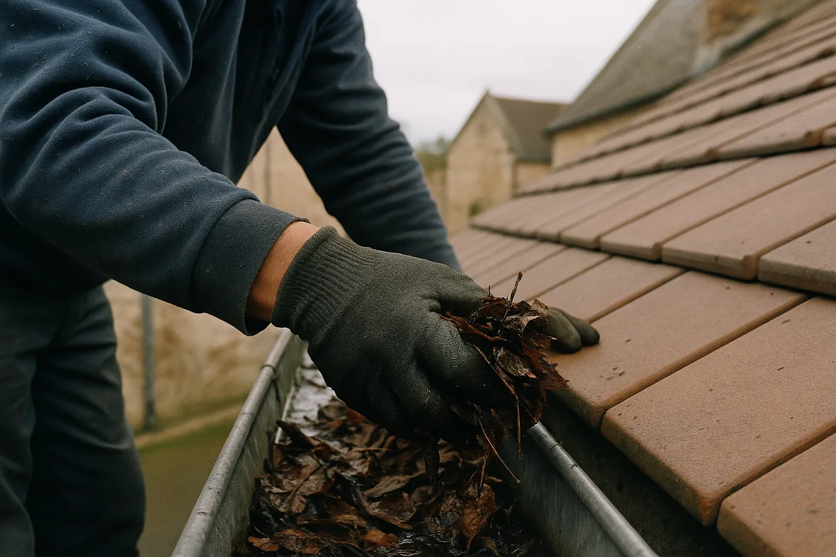 Couvreur Troyes : Nettoyage de gouttières