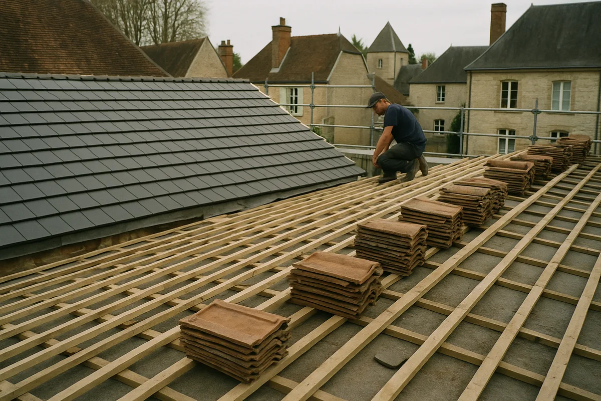 Couvreur Troyes : Rénovation complète de toiture
